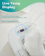 Baby Wipe Warmer, Portable USB Powered Baby Wet Wipes Dispenser Holder with Temperature Control, Paper Towel Heater for Home, Car, Travel (White)