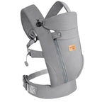 New Upgrade Ergonomic Baby Carrier Newborn Toddler Wrap Carrier,Hands Free Baby Sitting Sling,Breathable,Perfect for Infants/Chest Sling for Babies Shower Gift (Striped Dark Grey, Upgrade-with Belt)