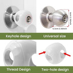 Child Safety Door Knob Covers Reusable Baby Proof Door Knob Locks Baby Proof Door Handle Protector for Kids Universal Fit Easy Grip Lockable Design No Tools Needed (10 Pcs)
