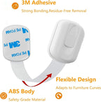 6-Pack Baby Proof Cabinet Locks – No Drill Adjustable Safety Straps for Fridge, Oven, Toilet Seat, Drawers & Doors | Child & Pet Proofing, Multi-Purpose Home Security