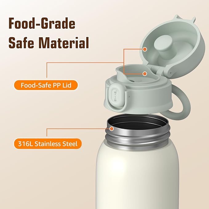 Portable Bottle Warmer for Breast Milk,Formula or Water 13oz Large Capacity,100W Power Fast Warming & Precise Temp Control Baby Milk Warmer for Travel