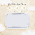 Baby Wipe Warmer, Wipe Warmer and Baby Wet Wipes Dispenser, Wipes Warmer for Newborn Baby Evenly Heated, Portable Wipe Warmer Smart Control, Diaper Warmer Large Capacity Wipe Dispenser Nursery (White)