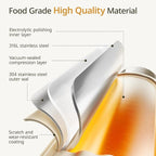 Snow Bear Portable Bottle Warmer for Travel, Fast Heating in 2.5 Mins for Breast Milk, 10200mAh Battery with LED Display, 17oz Large Capacity, Baby Bottle Warmer with Precise Temperature Control