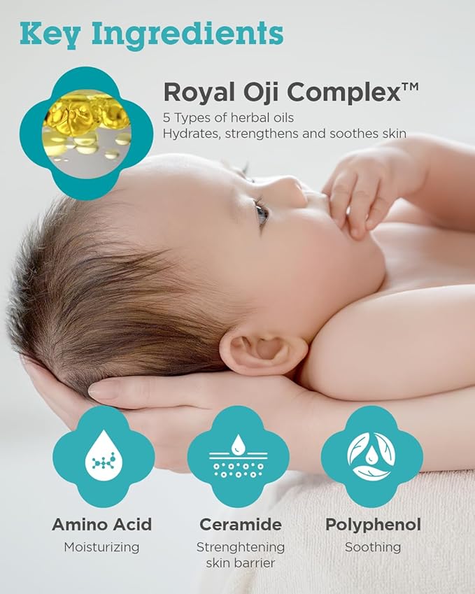 Baby Skincare Duo Set - Korean Baby Skincare & Bath Time Essentials - Shampoo & Bath, Moisutre Lotion - Travel Sized Hydrating & Nourishing Baby Wash and Moisturizer, 2 Items