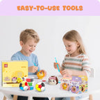 Air Dry Clay Kit - Modeling Clay for Kids 10 Boxes mit Sculpting Tools und Tutorials, Ultra Light & Soft, Safe & Non-Toxic, DIY Model Magic Clay,Creative Crafts Toys Gifts for Girls Boys 3+ Years Old