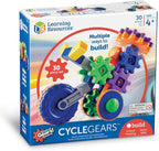 Learning Resources Gears! Gears! Gears! Cycle Gears, Construction, Gear Toy, 30 Pieces, Ages 4+