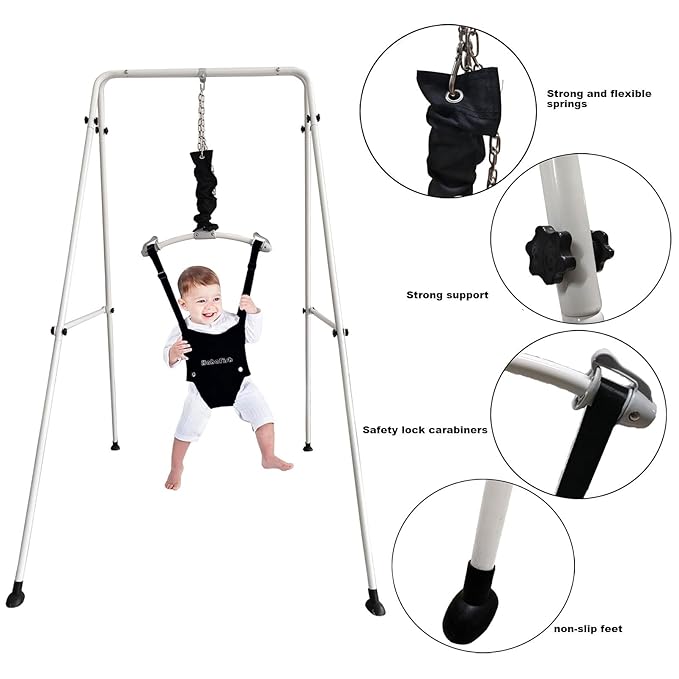 Baby Door Jumper and Bouncer with Stand for Active Babies That Love to Jump and Have Fun Toddler Infant