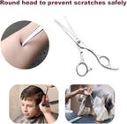 Kids Professional Hair Scissors Barber Shears 6.5-inch Hair Cutting Scissors Salon Thinning Scissors for Children, Women Men Kids,Salon, Home