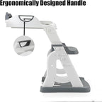 PandaEar Potty Training Seat with Step Stool Ladder, Toddler Toilet Seat for Kids Boys Girls, Comfortable Safe Potty Seat with Anti-Slip Pads Ladder & Bear Design -Grey