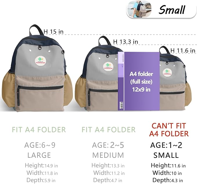 Toddler Backpack for Toddlers 1-2: Baby kids Backpack for daycare Boys Girls