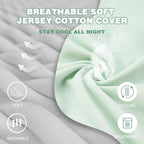 Chilling Home Pregnancy Pillow, Cooling Pregnancy Pillows for Sleeping,Full Body Pillow for Adult,Maternity Pillow for Pregnant Women 63 inch, Pregnancy Must Have with Removable Cover, Mint Green