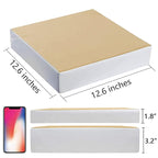 Kalawen Upgraded 2Pcs PU Washable Straps Safety Buckle Toddler Booster Seat for Kitchen Chair, Portable Travel