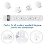 Outlet Covers Baby Proofing White - PRObebi 38 Pack Plug Covers for Electrical Outlets, Child Proof Socket Covers, Baby Safety Products for Home, Office, Easy Insatllation, Protect Babies