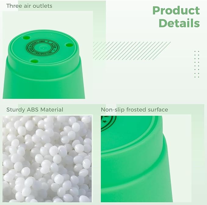 yeesport Sport Stacking Cups, 24pcs Sports Stacking Cups Sport Training Game for Challenge Competition Travel Party Gift for Kids and Adults (Blue+Green)