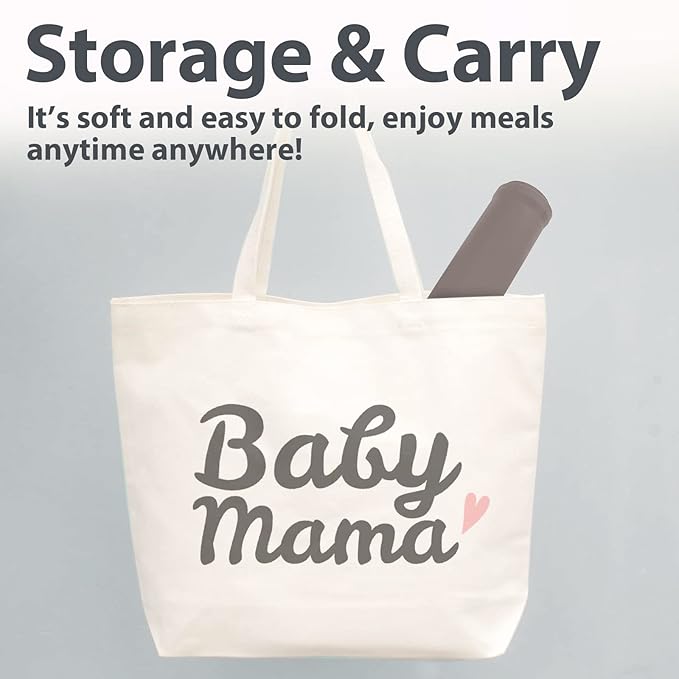 Silicone Placemat for Baby, Silicone Baby Toddlers Non-Slip Tablemats Stain Resistant Anti-Skid Reusable Dishwasher Safe Table Mats, Portable Food Mat Travel (2Pack, Gary)