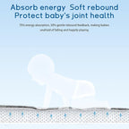 Baby Play Mat for Floor Tummy Time Mat Nursery Muscle Area Rug Playroom Rug Tatami 79"x138" Memory Foam 1.3" Thick Crawling For Babies,Toddlers, Infants, Kids,Floor(Grey)