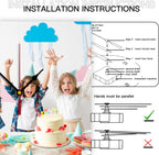 Generic Custom Clocks for Walls Personalized Clocks with Photo Text Logo Customized Round Clock for Birthday Wedding Present Wedding Friend Family Lover, 10inch-25cm