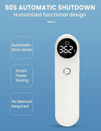 3-in-1 Baby Thermometer for Forehead, Ear & Object - No Touch Digital Infrared Thermometer with LED Display, Fever Alarm Silent Mode Memory Recall, Accurate Termometro for Infants Toddlers Adults