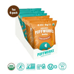 Puffworks Baby Peanut and Almond Variety Pack, Perfect for Early Peanut Introduction, Plant Protein, USDA Organic, Gluten-Free, Vegan, Non-GMO, Kosher, 1.0 Ounce (Pack of 6)