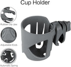 Accmor Universal Cup Holder, Stroller Cup Holder, 360° Rotatable Large Caliber Designed Bottle Holder for Stroller, Bike, Wheelchair, Walker, Scooter, Grey