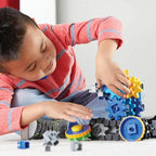 Learning Resources Gears! Gears! Gears! Treadmobiles Building Set, STEM Toys, Develops Early Engineering Skills, 108 Pieces, Ages 5+