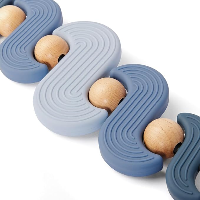 Ergobaby Evolve 3-in-1 Bouncer Toy Bar Accessory, Serene Swells