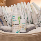 Mambino Organics Little Bottoms Diaper Balm, New & Improved Ointment Rash Cream for Diaper Rash, Calendula - Oatmeal, Cruelty-Free, 0.63 Ounces