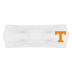 Creative Knitwear Tennessee Volunteers Infant Girls White Solid Hair Knot Headband Embroidered Logo - Size Newborn - 4T