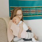 Little Unicorn Ultra-Absorbent Premium Burp Cloth 2 Pack | Soft on Baby's Skin | Larger Size | Ergonomic Design | Set of 2 (Light Pink)