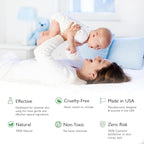 SoCal Suds & Company - Organic Baby Face & Body Cream - Natural Moisturizer with Shea Butter, Coconut Oil & Aloe for Newborns, Kids & Toddlers - Fragrance Free Shea Body Butter - 8oz