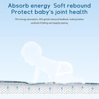 Baby Play Mat for Floor Tummy Time Mat Nursery Rug Muscle Mat Area Rug Playroom Rug Tatami Mat 4'11x3'28" Memory Foam 1.3" Thick Crawling Mat For Babies,Toddlers, Infants, Kids,Floor Mat(Green)