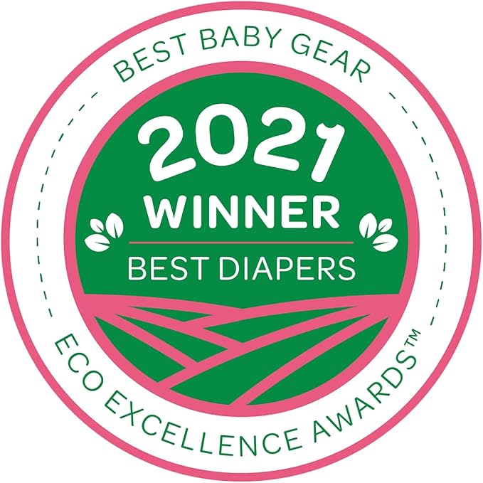 Bambo Nature Hypoallergenic Baby Diapers, Eco-Labelled Sustainable Diapers, Enhanced Leakage Protection, Totally Chlorine-free, Skin Friendly, and Super Absorbent - Size 6 (24 Count)