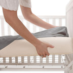 UOMNY Crib Sheet Grey Fitted Crib Sheets Baby Sheet for Standard Crib and Toddler Mattresses Nursery Bedding Sheet Crib Mattress Sheets for Boys and Girls 1 Pack Space Toddler Sheet