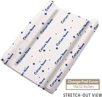 Personalized Baby Crib Bedding Set – Blue Astronaut Theme Nursery Bedding Sets 3 Piece with Custom Name Blanket, Fitted Crib Sheet & Changing Pad Cover – Ideal Newborn Gift for Boys