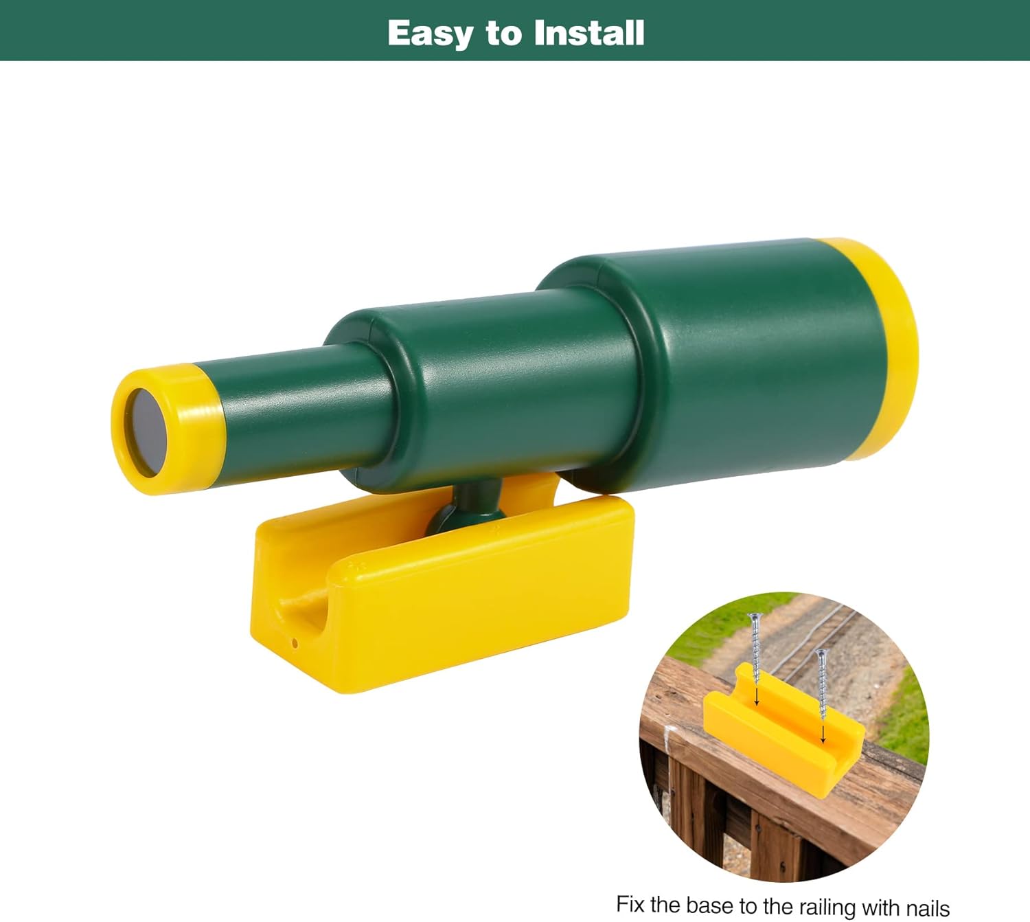 RedSwing Playground Accessories for Kids, Play Set Attachments with Pirate Ship Wheel and Telescope for Outdoor Backyard, Swing Set Replacement for Treehouse, Easy to Set Up