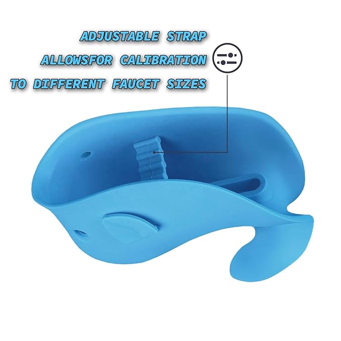 Baby Bathtub Faucet Cover, Baby Safety Protection Silicone Toys, Bath Spout Cover Baby Bathtub, Faucet Cover Baby Bathtub Silicone Whale for Kids, Toddler, Infant, Gifts for Children