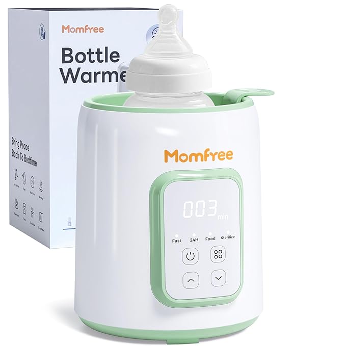 Bottle Warmer, 8-in-1 Fast Baby Bottle Warmer for Breastmilk and Formula,Milk Warmer with Accurate Temperature Control and Automatic Shut-Off,Multifunctional Bottle Warmers for All Bottles(Green)