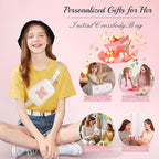 YOOLIFE Friend Gifts - Crossbody initialization Bag, Blue for Friends