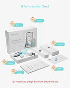 Babytone Baby Sleep Sock Monitor, Tracking Heart Rate and Movement for Infant, Wearable Foot Monitor Smart Sock with Bluetooth and APP, for 0-36 Months Newborn