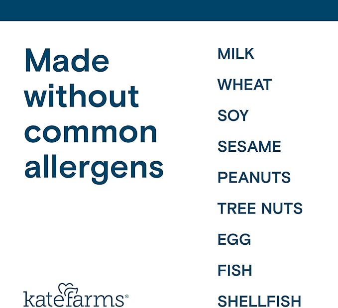 KATE FARMS Organic Kids Nutrition Chocolate Shake, 8g Protein, 27 Vitamins and Minerals, Meal Replacement, Gluten Free, Non-GMO, 8.45 oz (12 Pack)