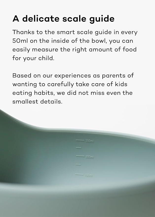 Konny Baby Bowl Microwaveable Silicone & Spoon Set, Self Feeding Essentials Baby Led Weaning Supplies -Raspberry Mousse