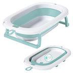 Lulyboo Collapsible Baby Bathtub - Lightweight Newborn Bathtub - Easy to Store Baby Tub for 0 to 12 Months - Foldable Toddler Infant Bath tub - Sensitive Plug Water Temperature - Baby Registry Search