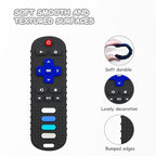 YAPROMO Baby Teething Toys, 2 Pcs TV Remote Teether for Babies, Food Grade Teething Remote, Silicine Chew Toy BPA Free
