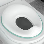 Jool Baby Potty Training Seat for Boys And Girls, Fits Round & Oval Toilets, Non-Slip with Splash Guard, Includes Free Storage Hook (Aqua)