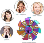 SCIONE Metal Fidget Spinner for Kid Adult,Sensory Hand Fidget Toy 7 Pack-Anxiety Toys Stress Relief Reducer-Party Favors,Return Gifts for kids Birthday,Goodie Bag Stuffers,Classroom Prizes