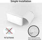 CMINGJ (8 Pack) Adjustable Door Guard Door Stop, Door slam Stopper, Finger Pinch Guard,Revolving Door Stopper for Baby Child Proofing, Anti Door slam, Pet Door Stopper, Easy to Install,White (8 Pack)