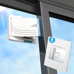 Sliding Door Lock 6 Pack, Child Safety Lock For Sliding Glass Doors, Easy To Install, Keeps Your Baby Out Of Danger, For Sliding Glass Doors, Sliding Windows, Sliding Closets, Etc (Blue)