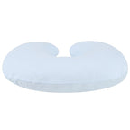 Onacosht 100% Organic Cotton Nursing Pillow Cover Soft Breathable Jersey Feeding Pillow Slipcover Fits Standard Infant Nursing Pillow or Positioner for Baby Boy and Girl, Pastel Blue