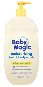 Baby Magic Moisturizing Hair & Body Wash | Specially Formulated for Baby's Delicate Skin | Tear-Free | Calendula & Coconut | 30 fl oz.