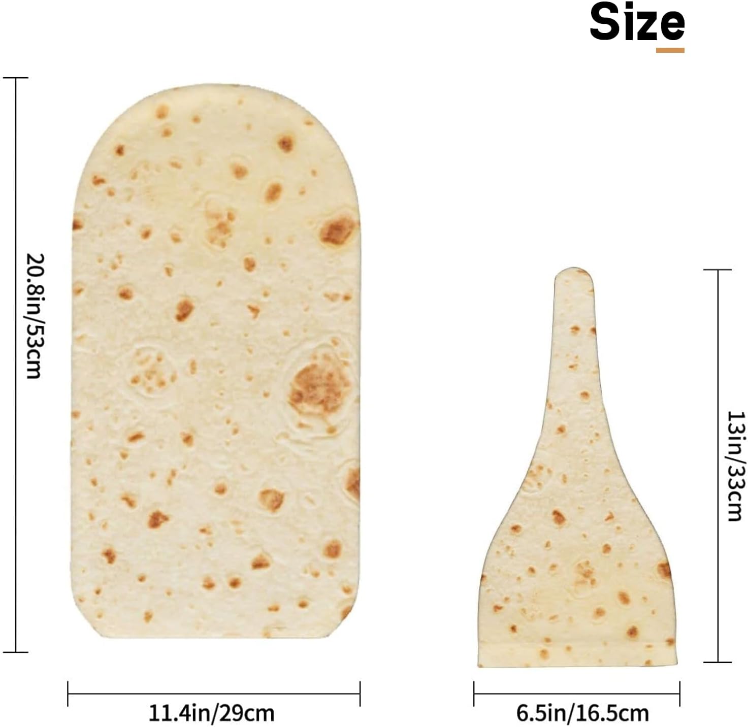 Baby Burrito Swaddle Blanket, Newborn Swaddle Blanket with Hat, Realistic Soft Flannel Blanket for Baby (20.8 Inchs)